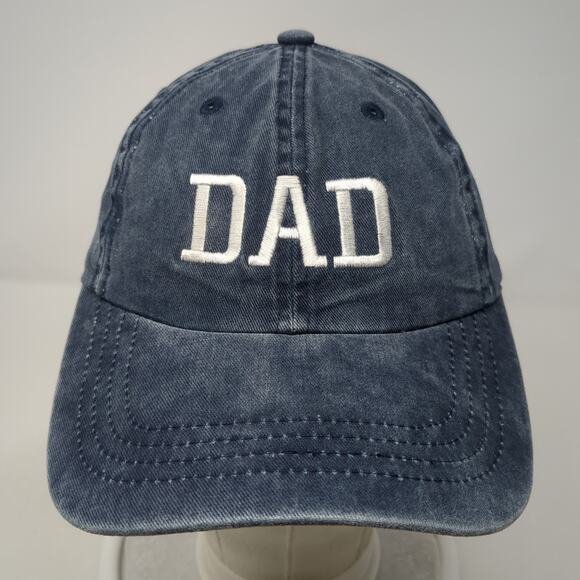 Dad Slideback Hat Blue One Size Adjustable Embroidered Nissi Caps - Picture 2 of 9
